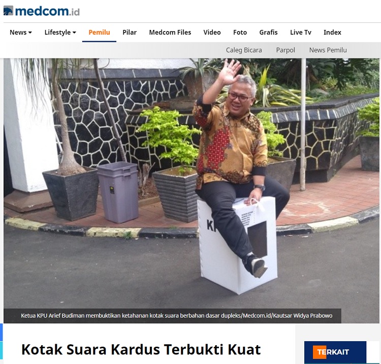 [Cek Fakta] Ketua KPU Siap Membantu Trump Menang di Pilpres AS? Ini Faktanya