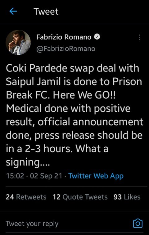 Bak Bursa Transfer, Netizen Ramaikan Penangkapan Coki Pardede dengan <i>Here We Go</i>