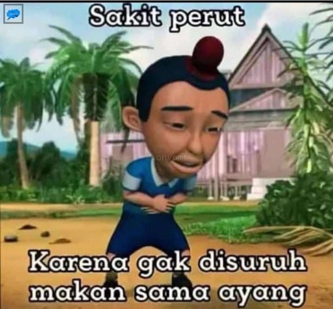 Meme disuruh ayang makan @tikuslegend25