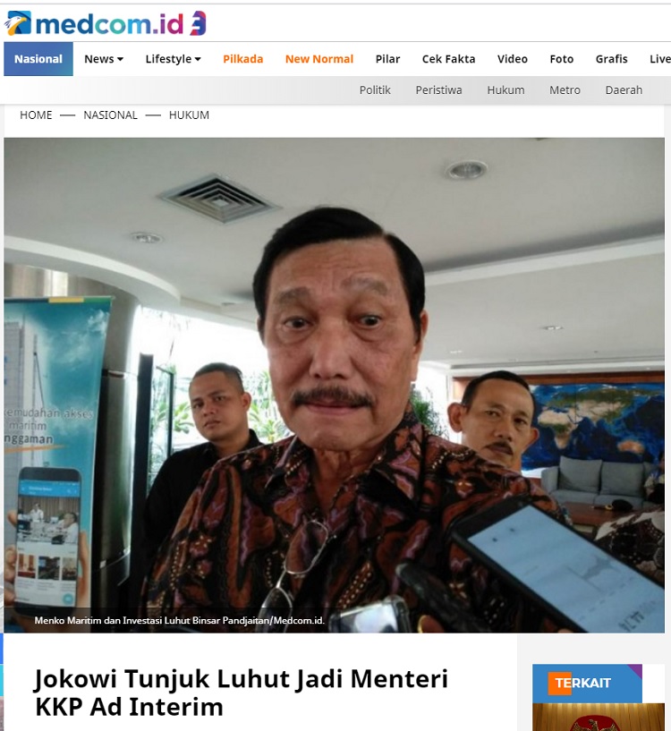 [Cek Fakta] Jokowi Angkat Susi Pudjiastuti Gantikan Edhy Prabowo? Ini Faktanya