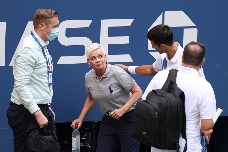 Gebok Hakim Garis, Djokovic Gugur dari US Open