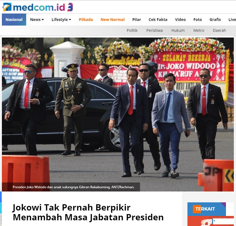 [Cek Fakta] Jokowi Berpotensi Memimpin Indonesia Seumur Hidup? Ini Faktanya