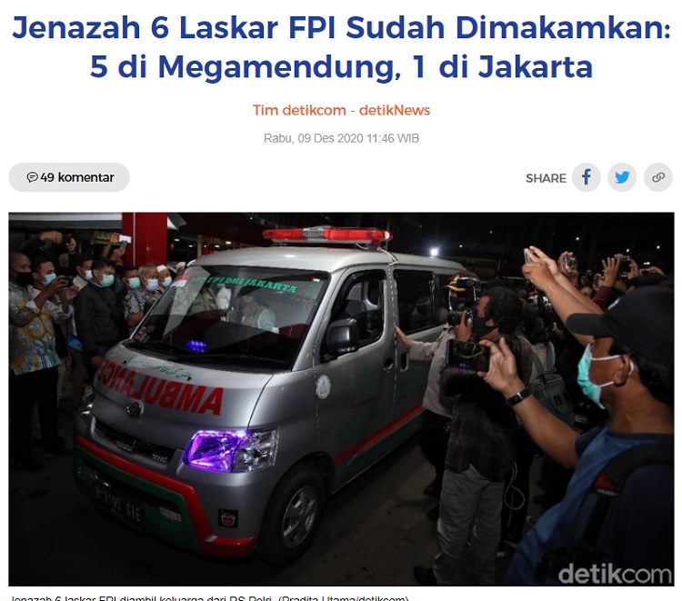 [Cek Fakta] Video Balita Anak  Anggota FPI di Pusara Ayahnya? Ini Faktanya