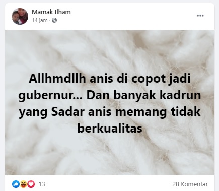[Cek Fakta] Anies Dicopot dari Jabatan Gubernur DKI? Ini Faktanya