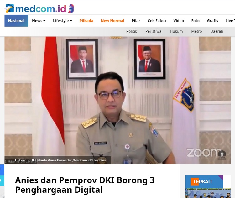 [Cek Fakta] Tidak Ada Media Memberitakan Penghargaan yang Diraih Anies Baswedan? Ini Faktanya