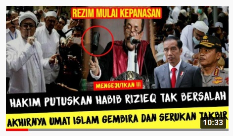 [Cek Fakta] Hakim Putuskan Habib Rizieq Tak Bersalah? Ini Faktanya