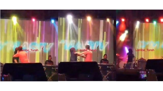 Personil D’Masiv Bertengkar di Tengah Konser