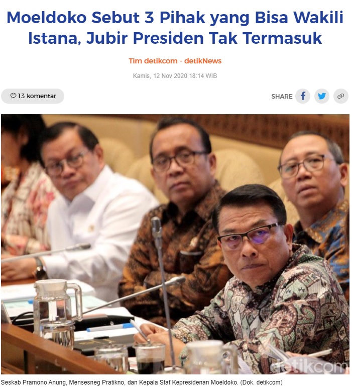 [Cek Fakta] Ali Mochtar Ngabalin Dikeluarkan dari Istana? Ini Faktanya