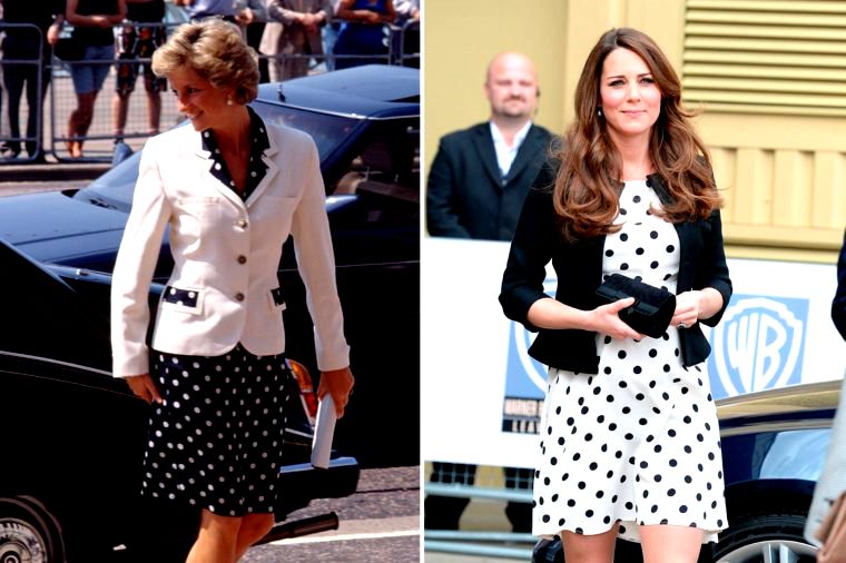 Ini Tampilan Kate Middleton dan Putri Diana yang Banyak Kemiripan