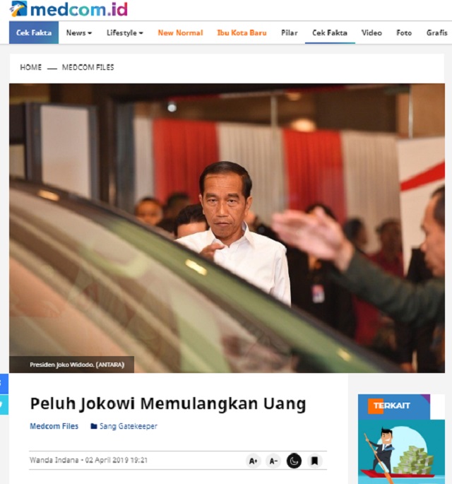 [Cek Fakta] Jokowi Sebut Uang 11.000 Ribu Triliun Segera Cair? Ini Faktanya