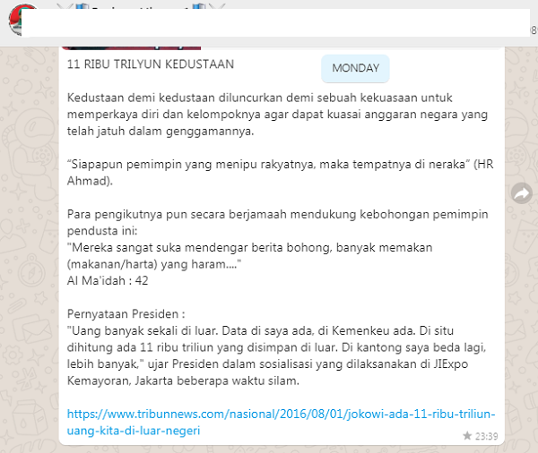 [Cek Fakta] Benarkah Jokowi Melakukan Prank soal Uang Rp11 Ribu Triliun? Ini Faktanya