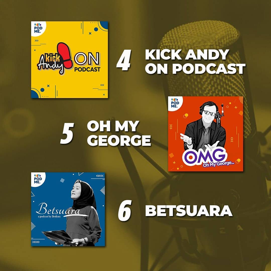 10 Podcast Paling Banyak Didengar di Podme Sepanjang November 2020