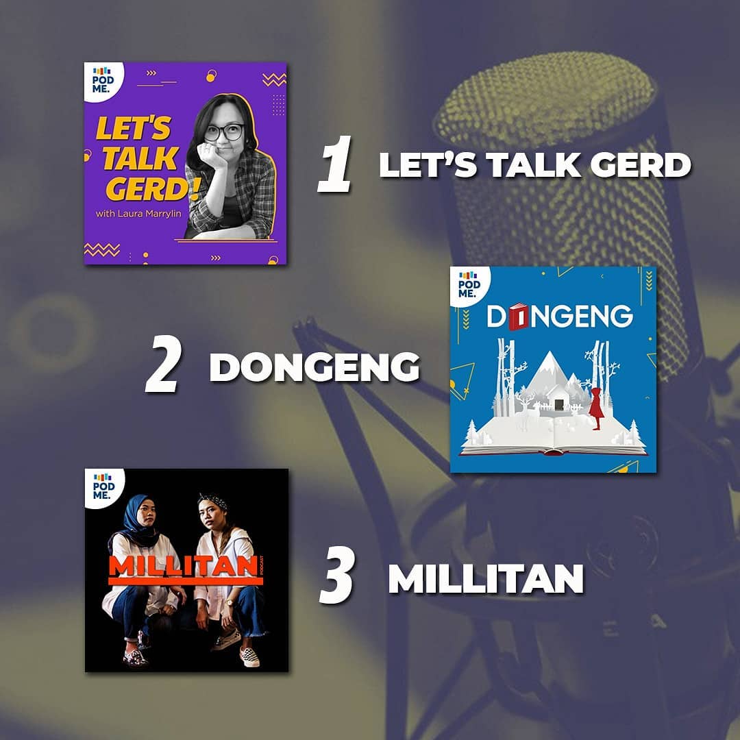 10 Podcast Paling Banyak Didengar di Podme Sepanjang November 2020