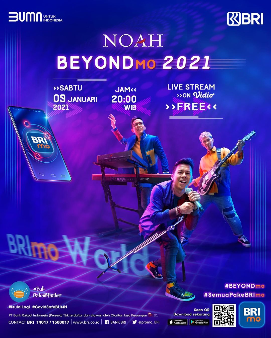 Noah Awali Tahun 2021 dengan Konser Bersejarah