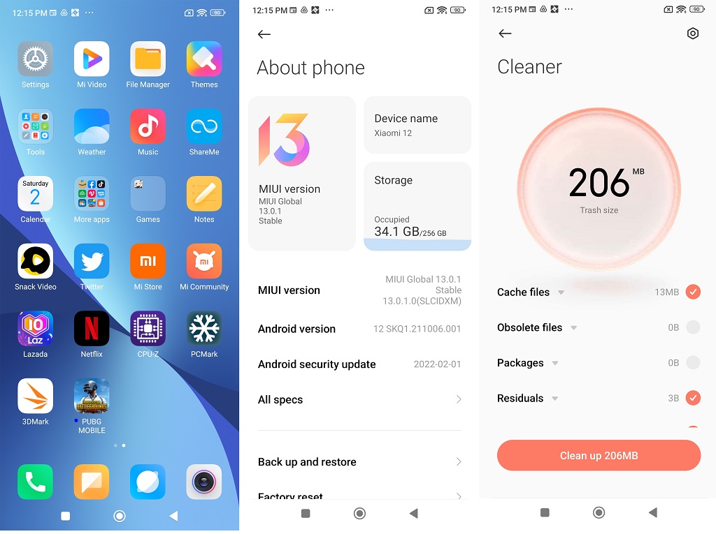 Xiaomi 12x карта памяти
