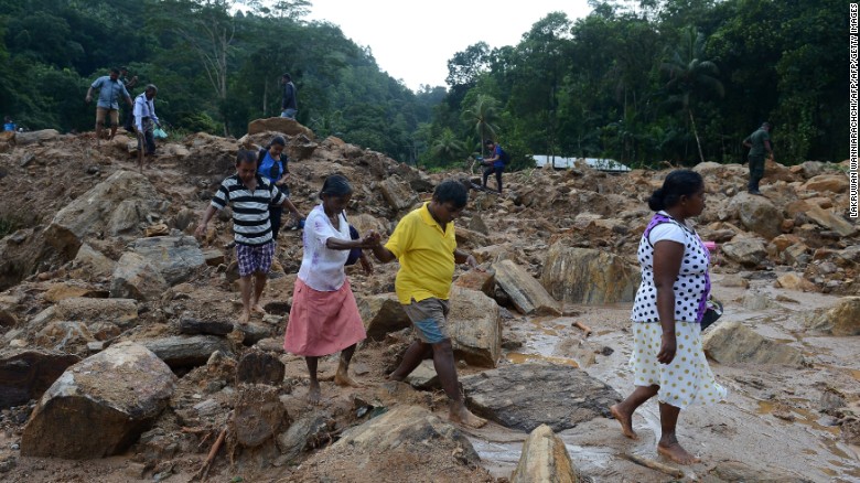 Korban Tewas Banjir dan Longsor Sri Lanka Sentuh Angka 169
