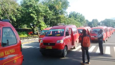 Ribuan Massa PPAD Geruduk Kemenkominfo