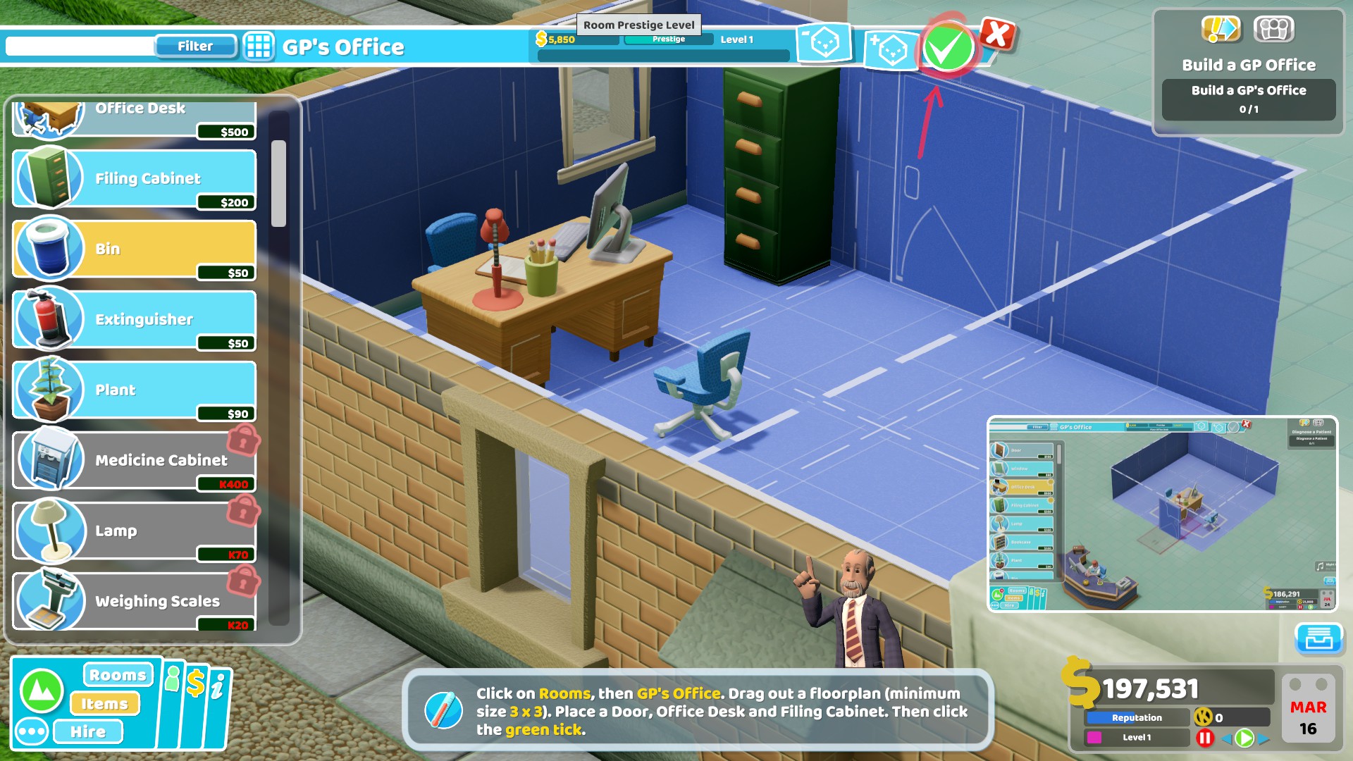 Two Point Hospital, Nostalgia Theme Hospital