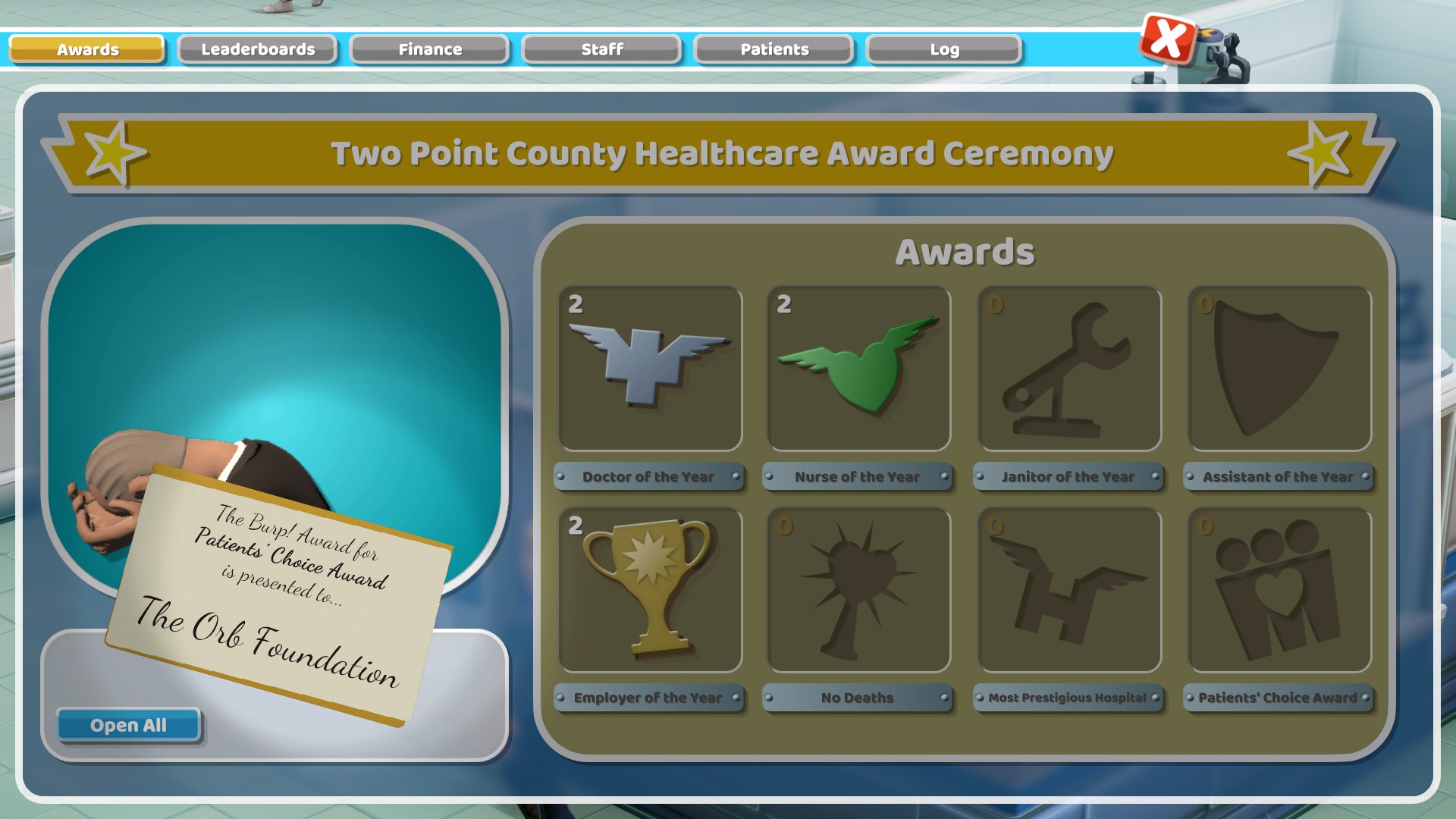 Two Point Hospital, Nostalgia Theme Hospital
