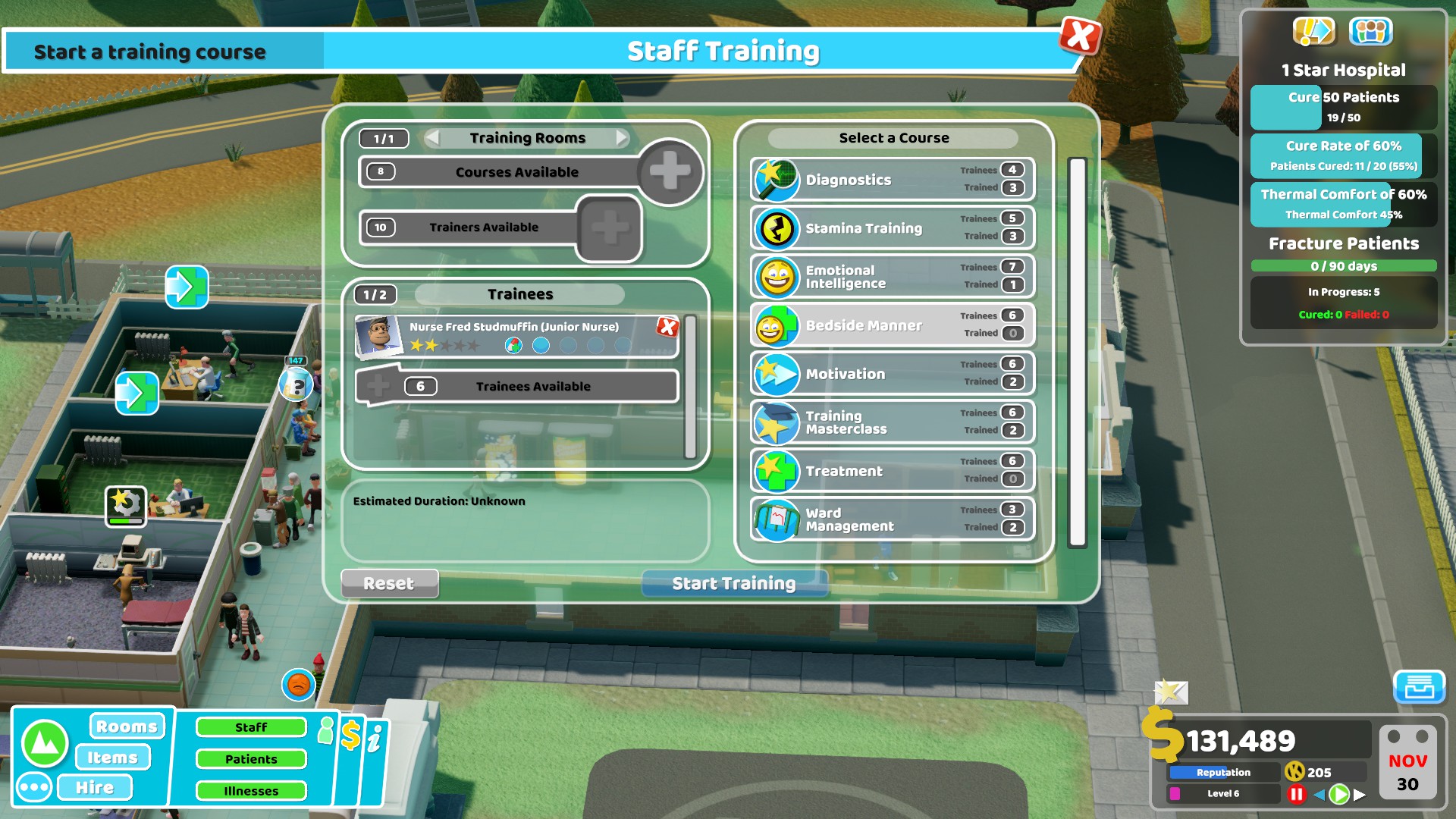 Two Point Hospital, Nostalgia Theme Hospital