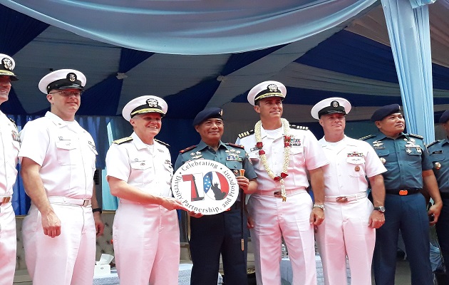 Rayakan 70 Tahun RI-AS, Kapal USS Blue Ridge ke Indonesia