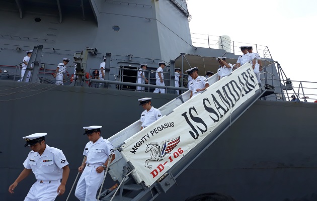 Kapal Perang Jepang JS Samidare Berlabuh di Tanjung Priok