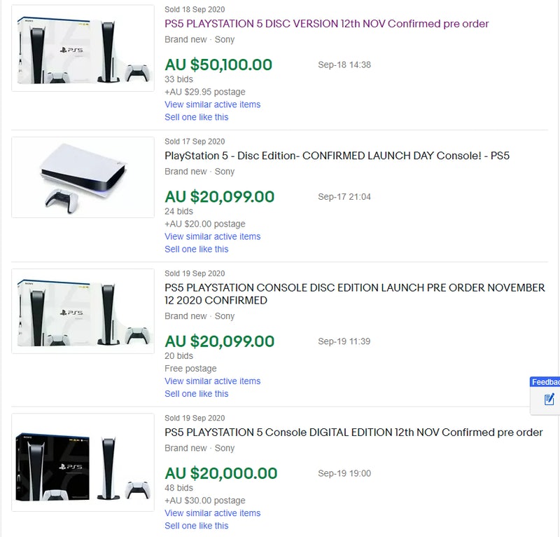 Di Australia Ramai PS5 Bekas Dijual Harga Puluhan Juta