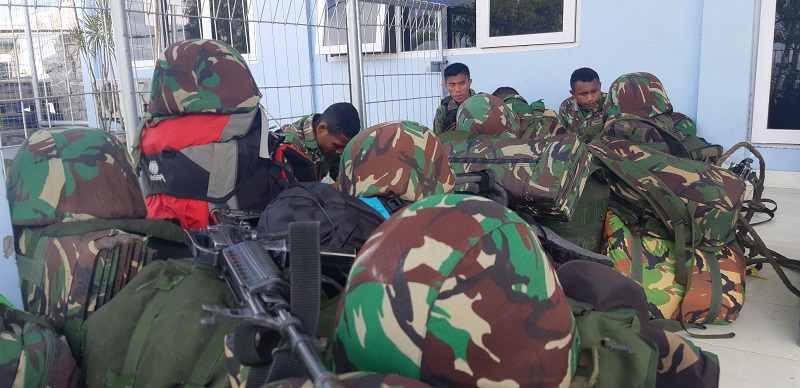 Puing Helikopter MI-17 Berada di Tebing Terjal