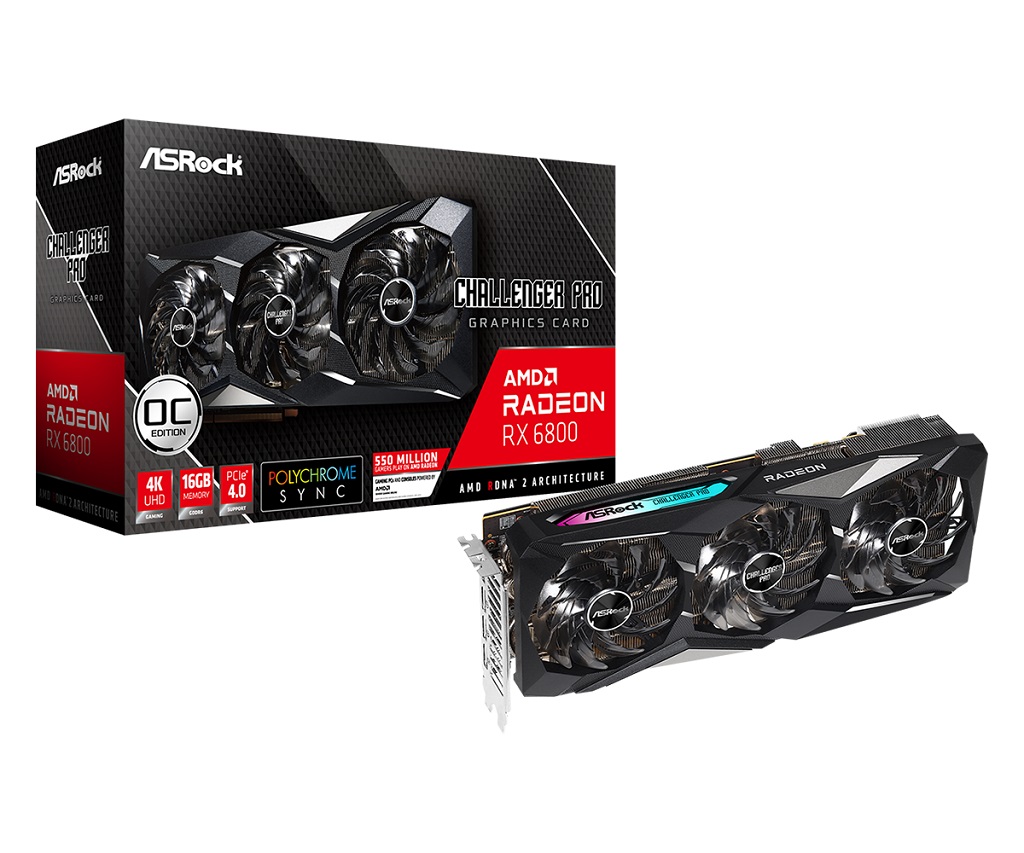 ASRock Rilis Kartu Grafis Kustom Radeon RX 6800 Series