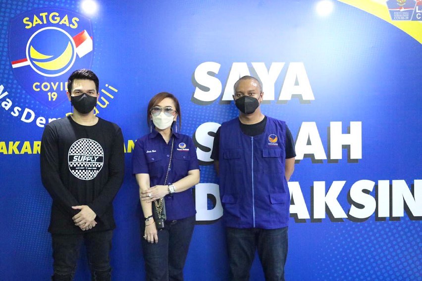 Jonathan Frizzy Ajak Masyarakat Ikut Program Vaksinasi Partai Nasdem, Gratis!