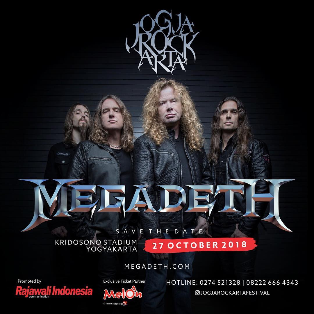 JogjaRockarta 2018 Hadirkan Megadeth
