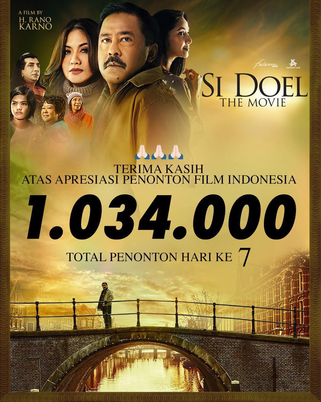 Si Doel The Movie Tembus 1 Juta Penonton dalam Sepekan