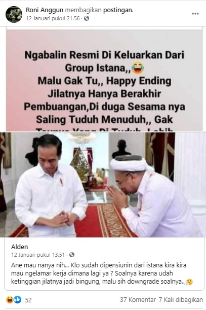 [Cek Fakta] Ali Mochtar Ngabalin Dikeluarkan dari Istana? Ini Faktanya
