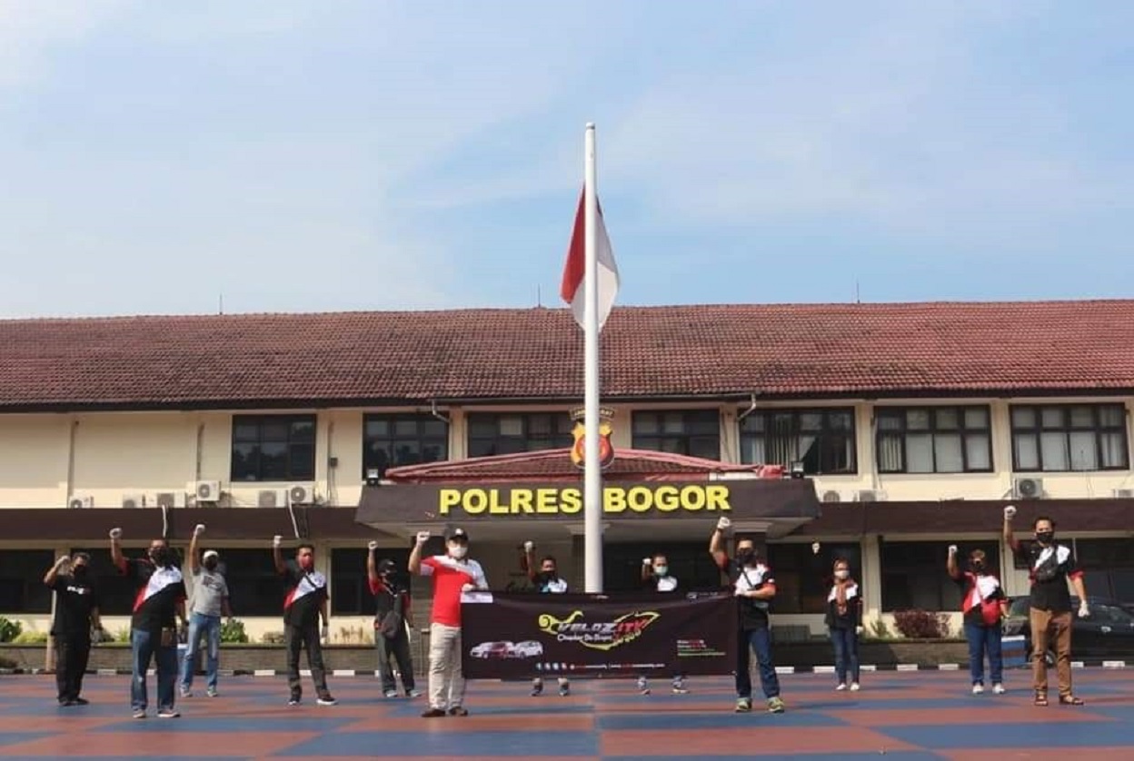 Velozity DeBogorS Tunjukan Dukungan Kepada Kepolisian Bogor