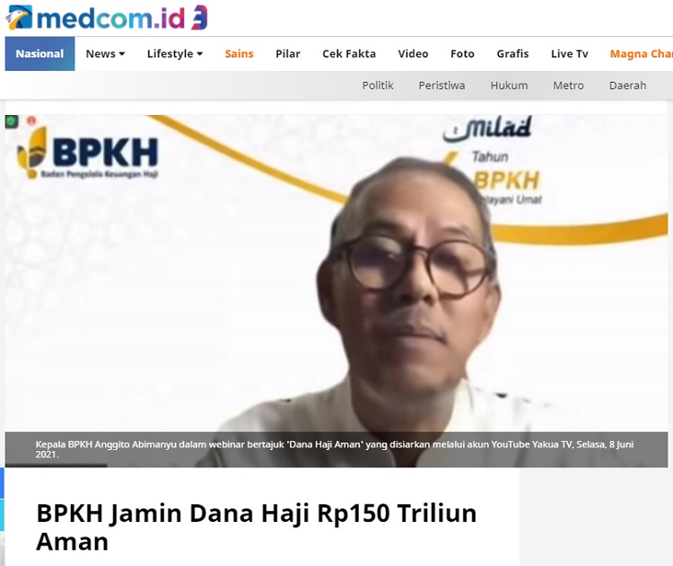 [Cek Fakta] Rp100 Triliun Dana Haji Telah Diinvestasikan? Ini Faktanya