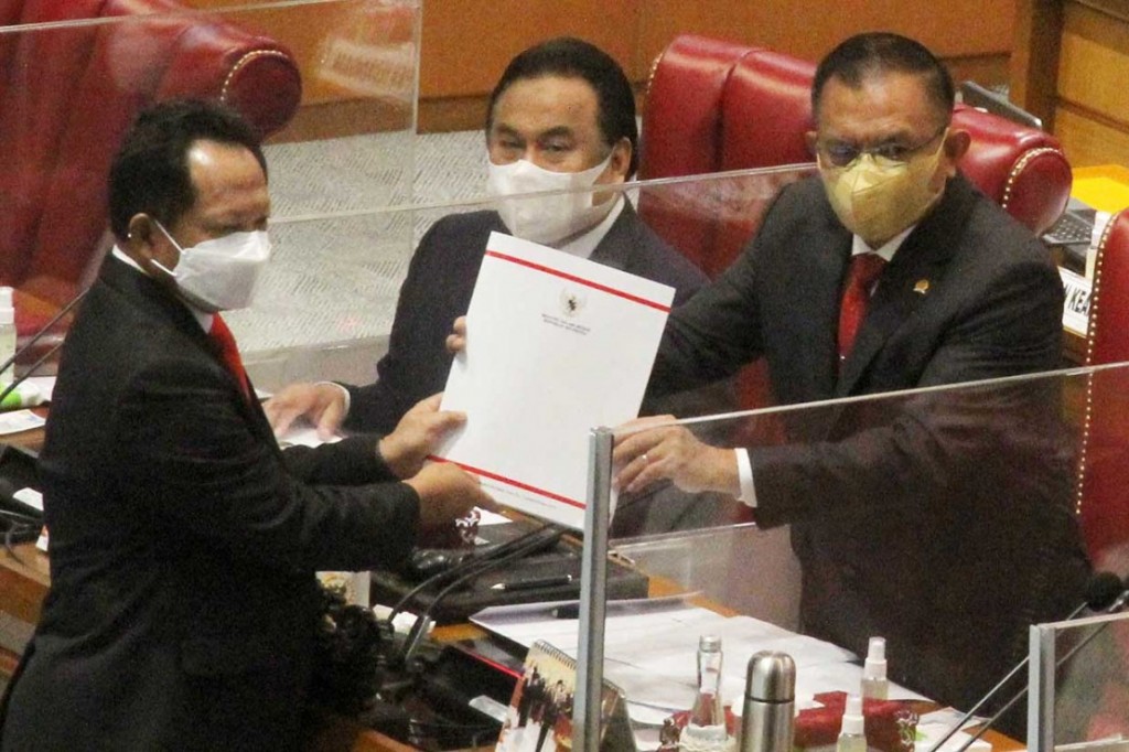 DPR telah mensahkan Rancangan Undang-Undang (RUU) 7 Provinsi menjadi undang-undang, salah satunya Provinsi Kalsel. Foto: istimewa