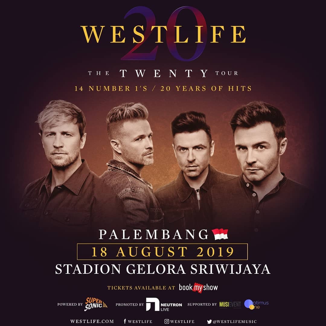 Konser Westlife di Indonesia Berlanjut ke Palembang dan Semarang
