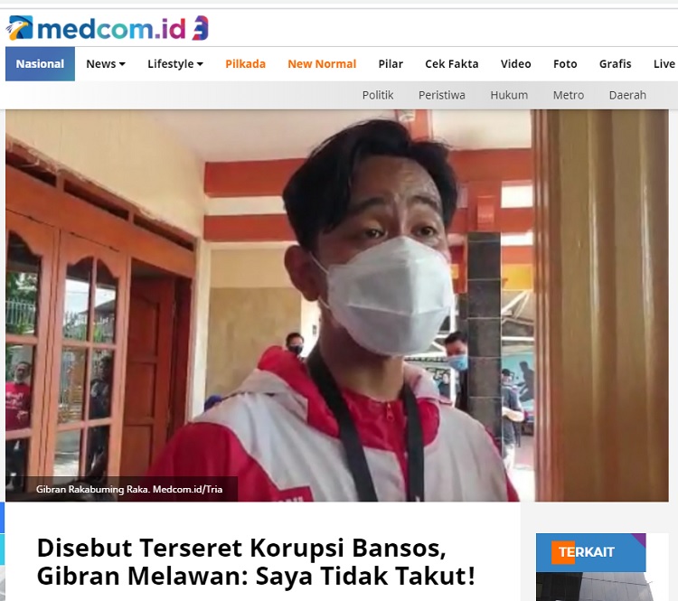 [Cek Fakta] Gibran Dihukum Mati Jokowi Hoaks, Ini Faktanya