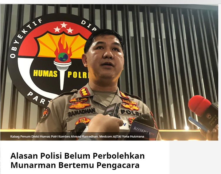 [Cek Fakta] Dikunjungi Prabowo, Munarman Akhirnya Bebas? Ini Faktanya