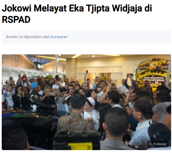 [Cek Fakta] Video Jokowi Langgar Prokes Berkerumun dan Tak Memakai Masker? Ini Faktanya