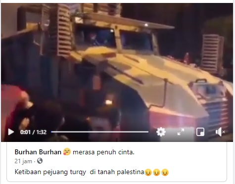 [Cek Fakta] Video Pasukan Turki Tiba di Palestina? Ini Faktanya