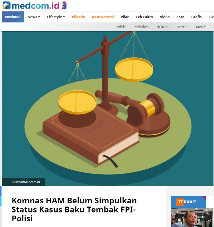 [Cek Fakta] Komnas HAM Bongkar Kebohongan Munarman dan Najwa Shihab? Ini Faktanya