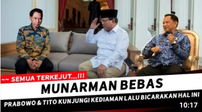 [Cek Fakta] Dikunjungi Prabowo, Munarman Akhirnya Bebas? Ini Faktanya