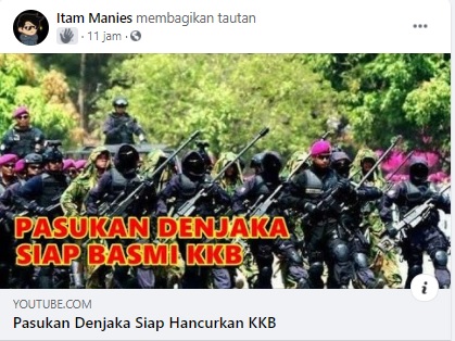 [Cek Fakta] Pasukan Denjaka Dikirim ke Papua Basmi KKB? Ini Faktanya