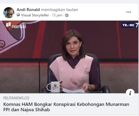 [Cek Fakta] Komnas HAM Bongkar Kebohongan Munarman dan Najwa Shihab? Ini Faktanya
