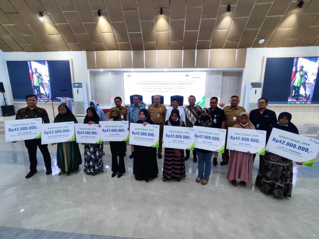 Naik Terus, 86 Ribu Pekerja Rentan di Kabupaten Tangerang Dilindungi BPJS Ketenagakerjaan