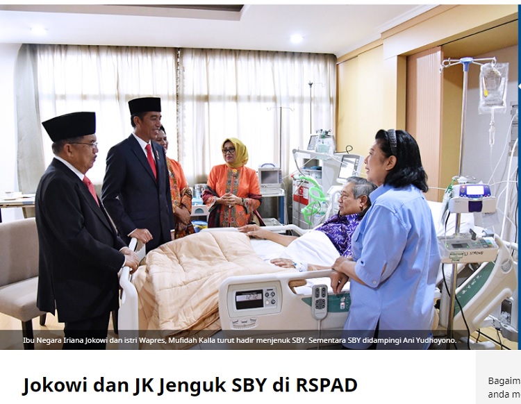 [Cek Fakta] SBY Terpapar Virus Mematikan Hoaks, Ini Faktanya