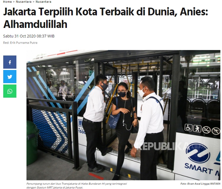 [Cek Fakta] Tidak Ada Media Memberitakan Penghargaan yang Diraih Anies Baswedan? Ini Faktanya