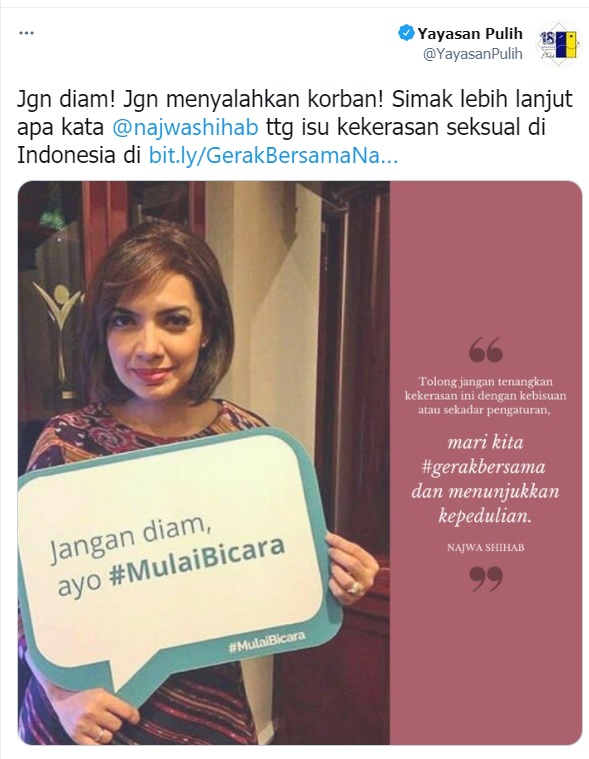 [Cek Fakta] Najwa Shihab Ajak Masyarakat Berisik di Medsos? Ini Faktanya
