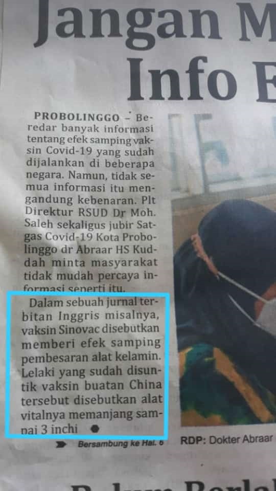 <i>Waspada</i>, Ini 5 Hoaks Seputar Vaksin Covid-19
